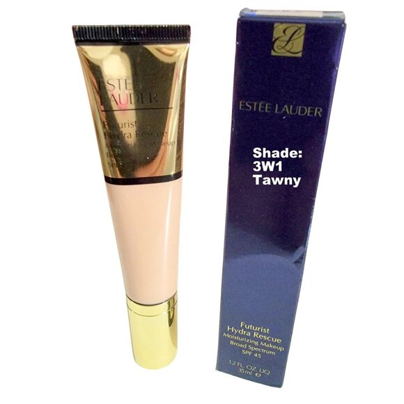 Estee Lauder Futurist Hydra Rescue Moisturizing Foundation Shades: 3W1 or 1N1 - Picture 12 of 15